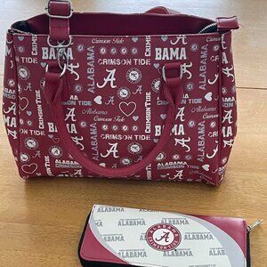 Alabama Crimson Tide Logo Love Purse and Alabama Wallet
